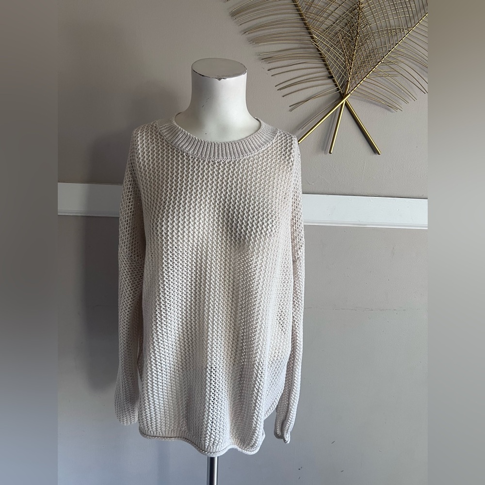 Wishlist Women's Cream Knit Sweater